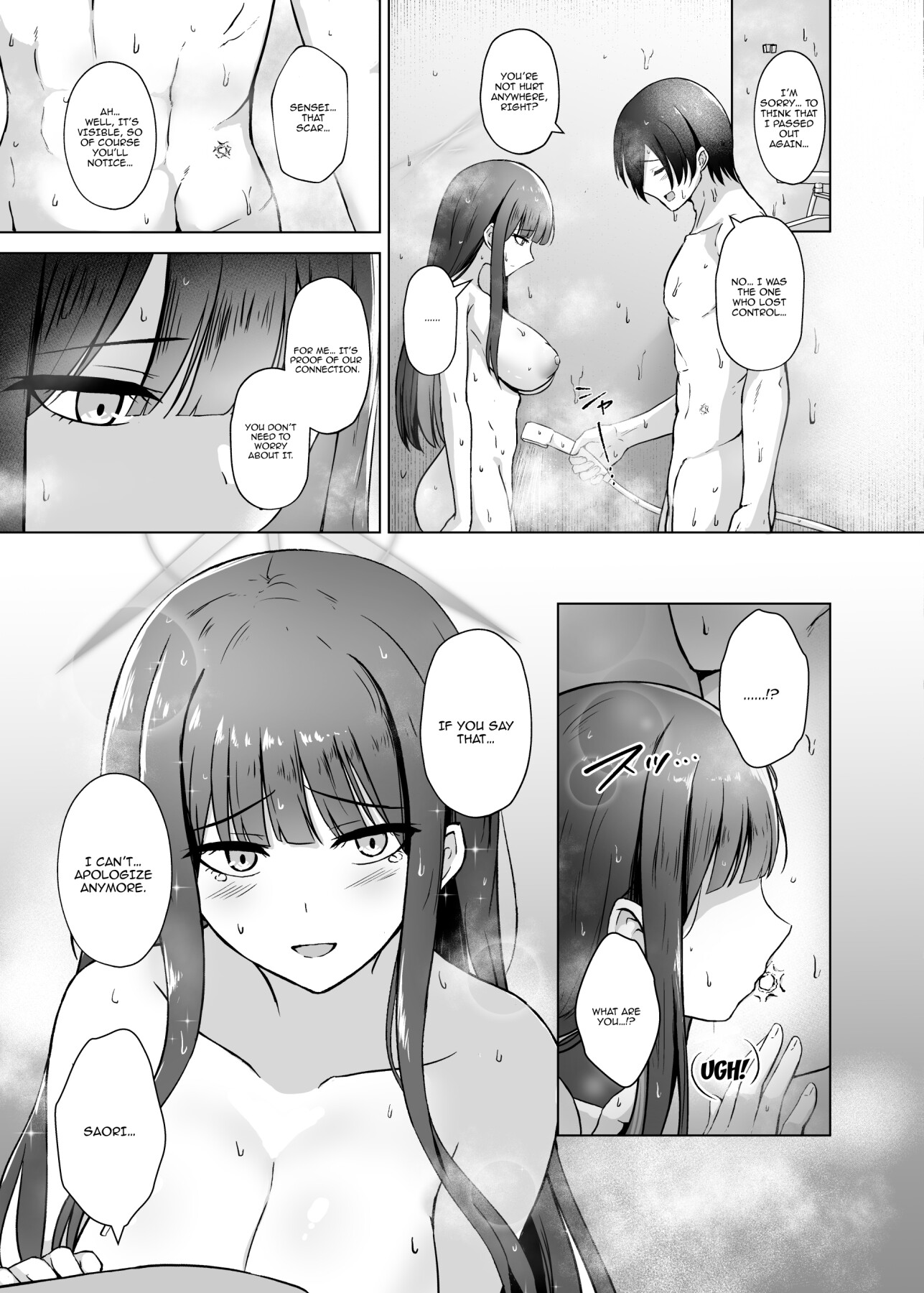 Hentai Manga Comic-Saori Yearns For Love - I LOVE + Saori And Sensei From Now On-Read-20